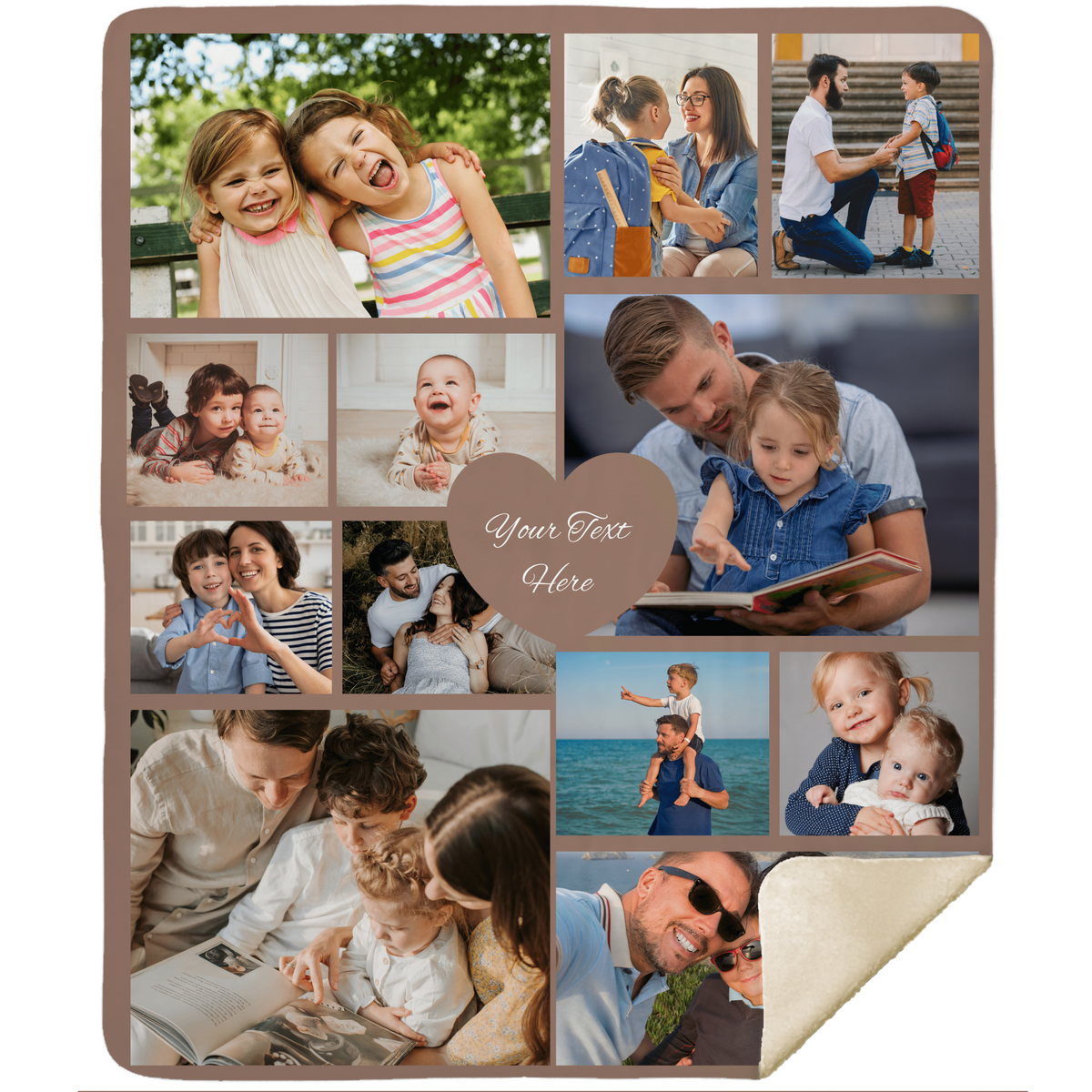 Personalized 12-Photo Collage Blanket
