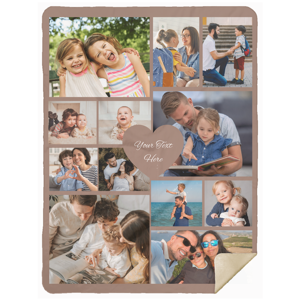 Personalized 12-Photo Collage Blanket