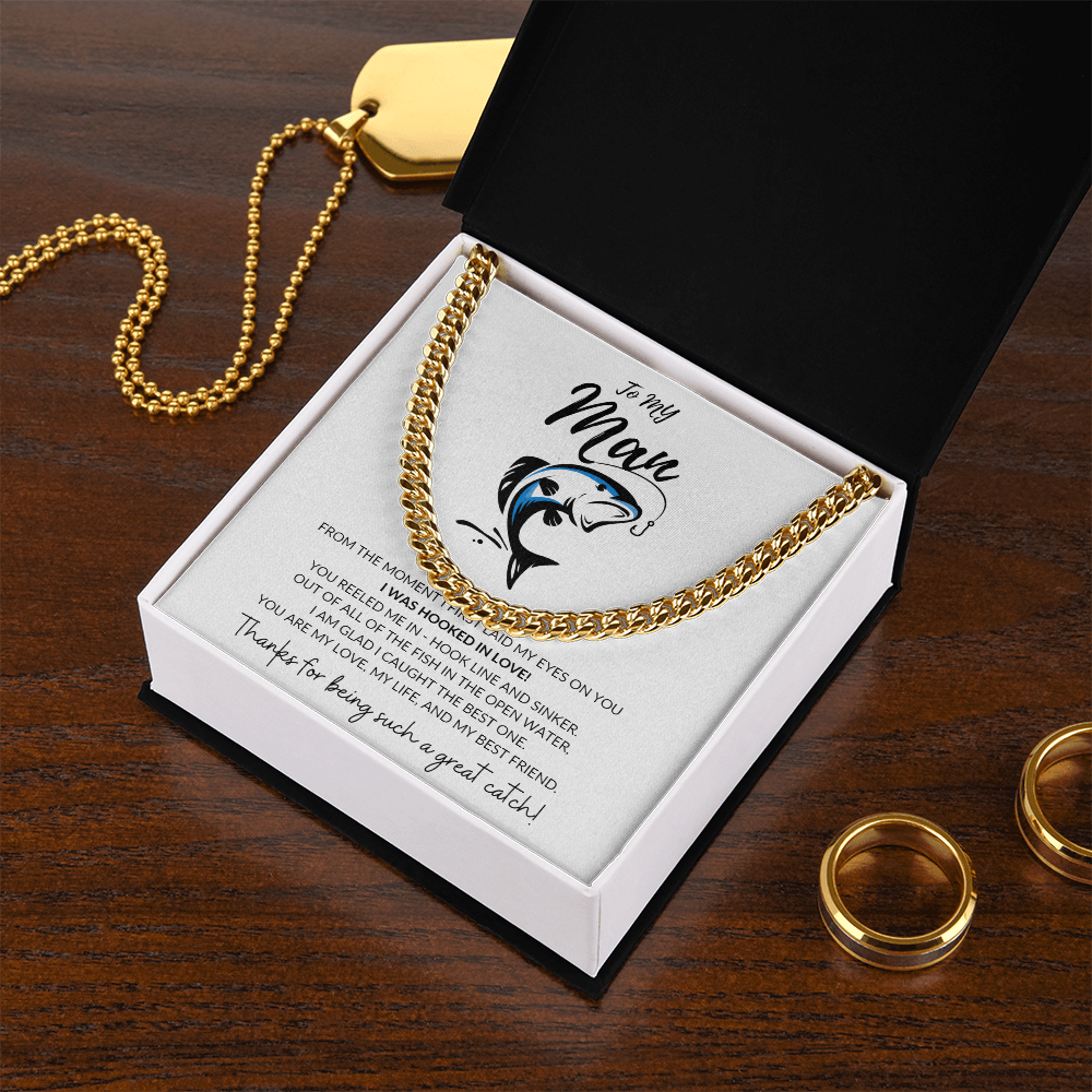To My Man | Thanks For Being Such A Great Catch - Cuban Link Chain