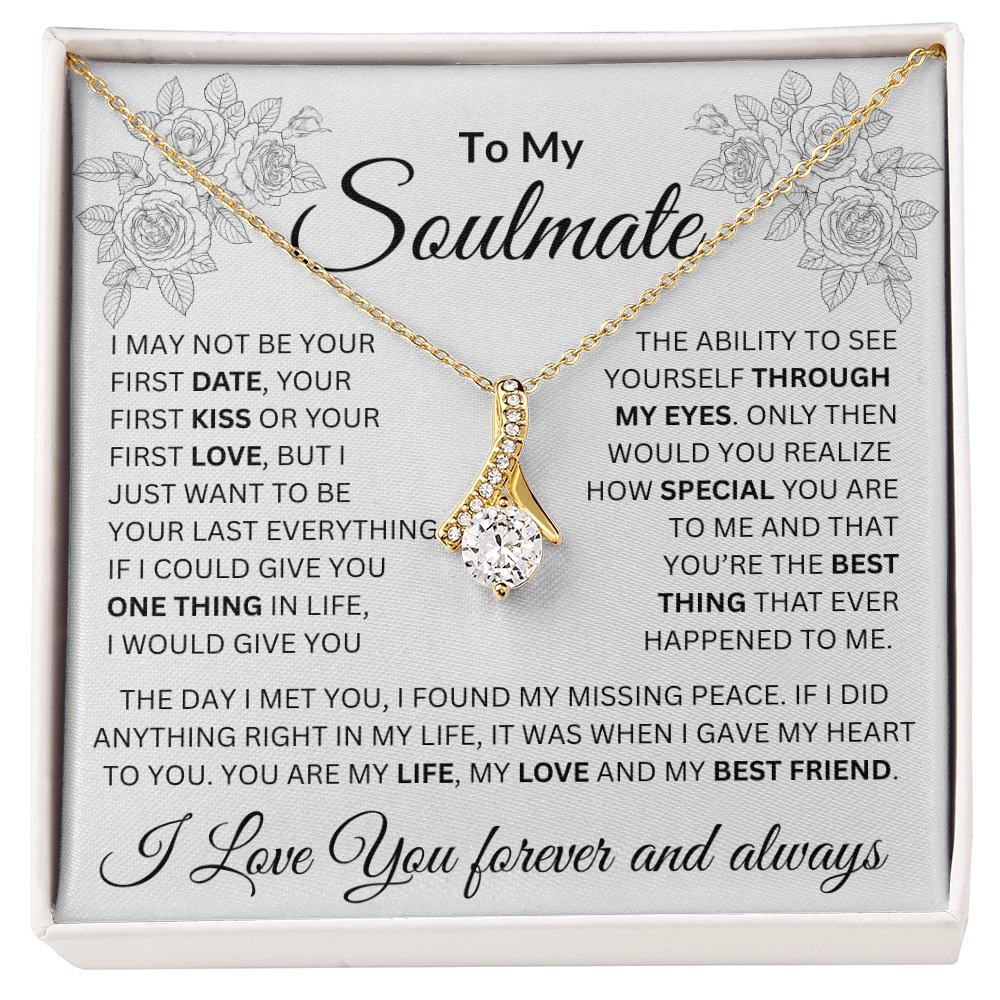 To My Soulmate, The Day I Met You I Found My Missing Peace | Necklace
