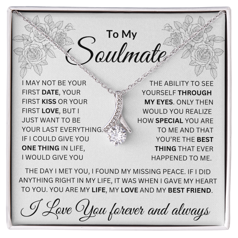 To My Soulmate, The Day I Met You I Found My Missing Peace | Necklace