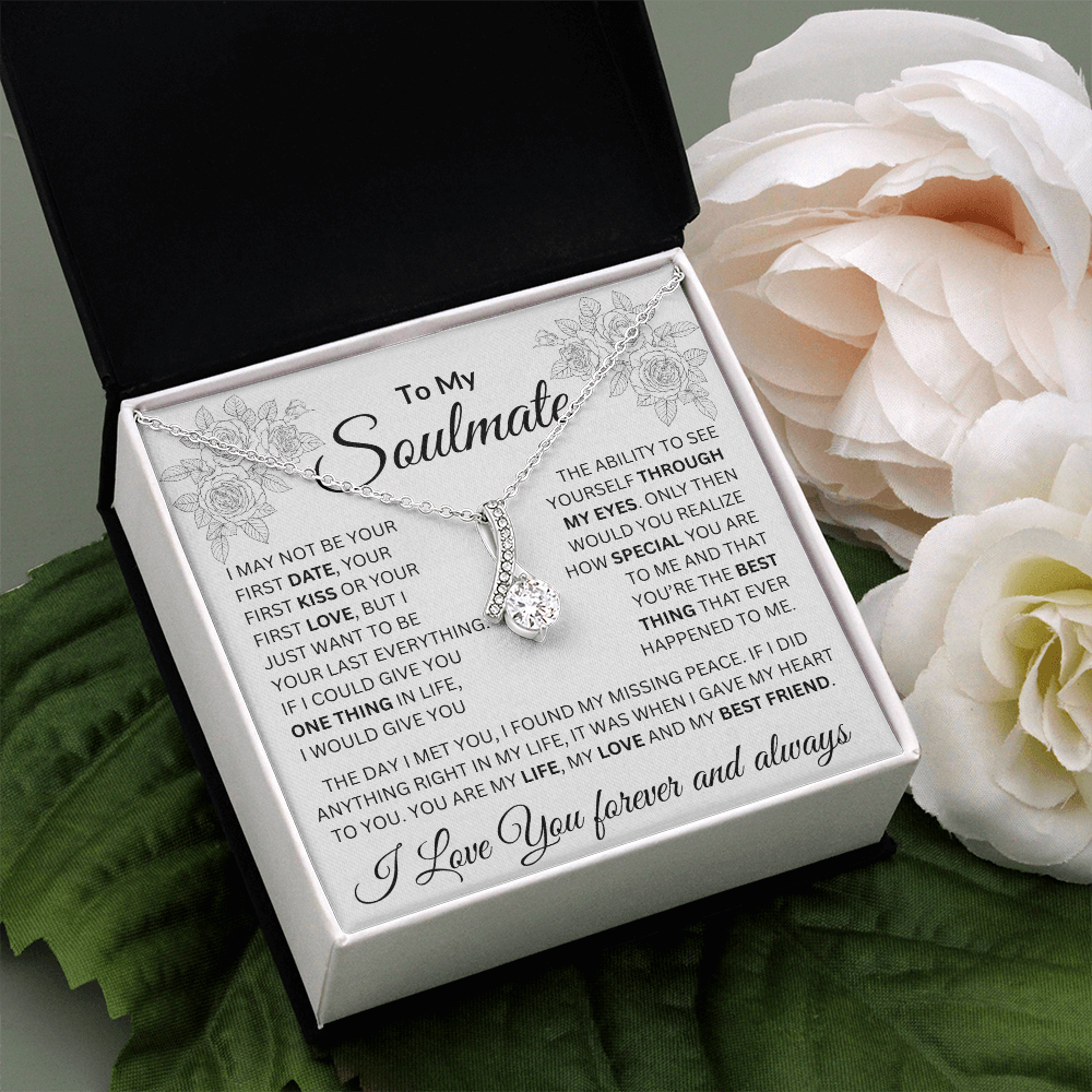To My Soulmate, The Day I Met You I Found My Missing Peace | Necklace