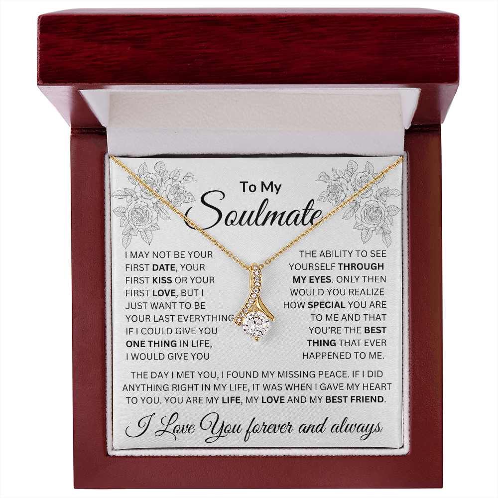 To My Soulmate, The Day I Met You I Found My Missing Peace | Necklace