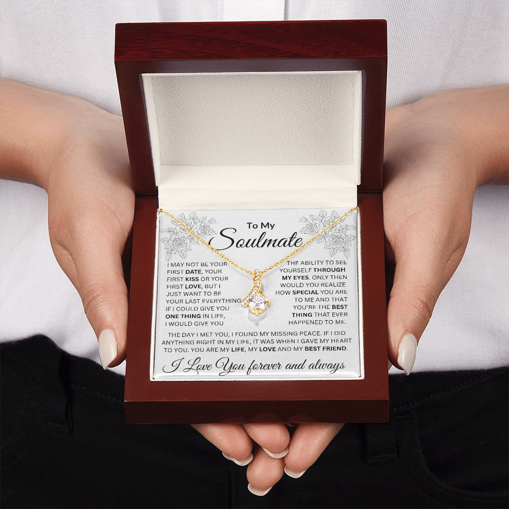To My Soulmate, The Day I Met You I Found My Missing Peace | Necklace