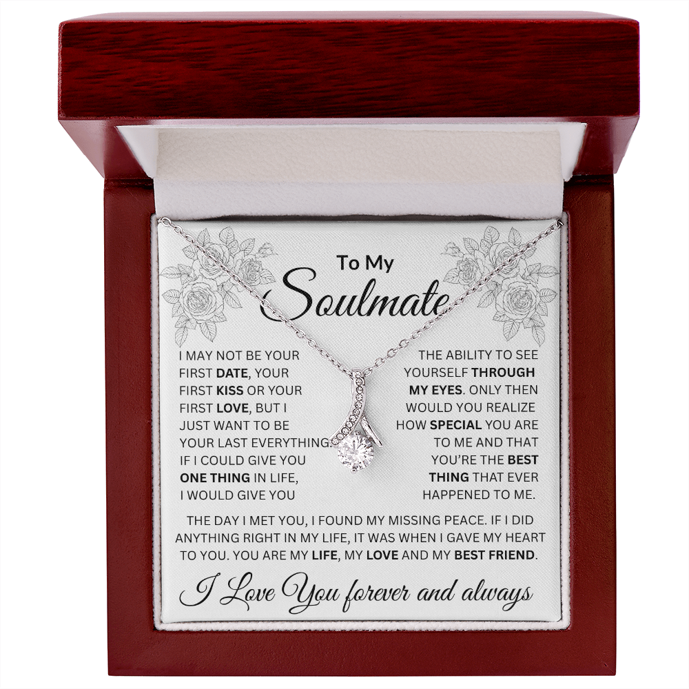To My Soulmate, The Day I Met You I Found My Missing Peace | Necklace