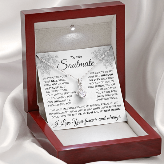To My Soulmate, The Day I Met You I Found My Missing Peace | Necklace