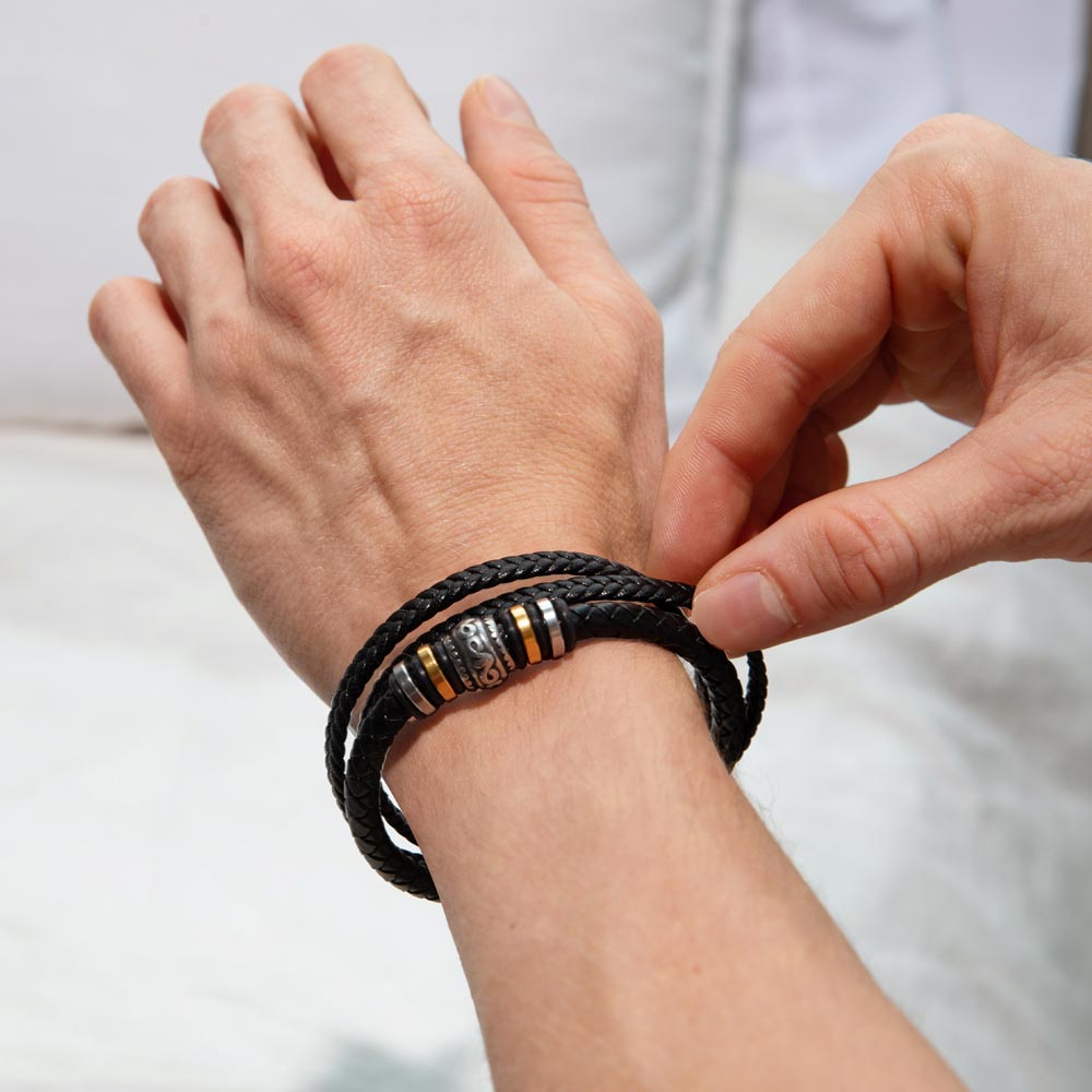 To My Son | Never Forget How Proud I Am of You - Love You Forever Bracelet